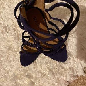 Navy Strappy Heel Size 10